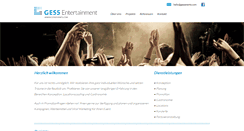 Desktop Screenshot of gessevents.com