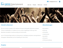 Tablet Screenshot of gessevents.com